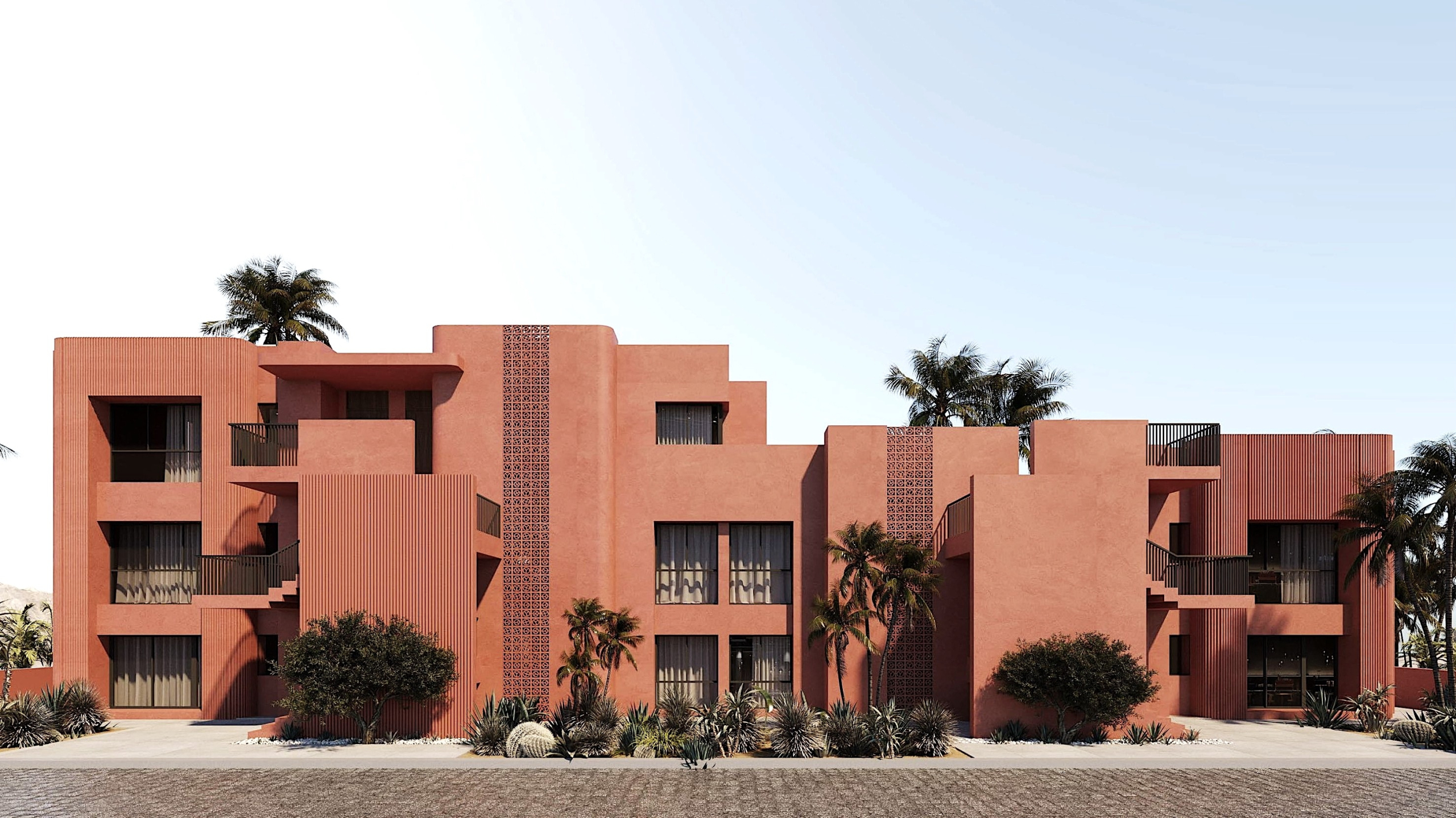 Coral Coves Apartments entrance within the luxury Somabay community on Egypt's Red Sea coast