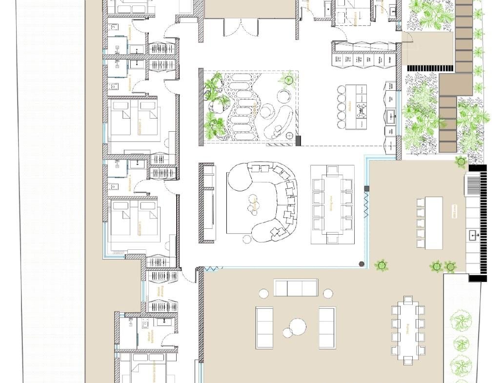 Villa Nautilus 222 in Somabay: residence floor plan
