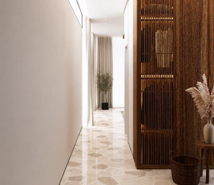 Villa Nautilus 222 in Somabay: bedroom dressing and storage detail — approved CO-LAB design visualisation